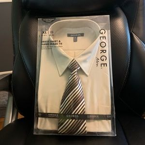 New George Dress Shirt and Tie Set